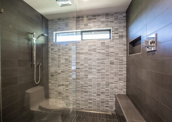 Country style inspired shower installation Thousand Oaks